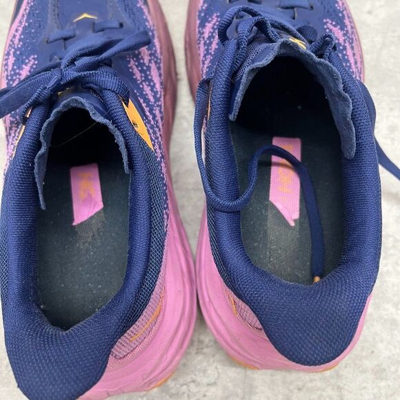 Hoka One One Speedgoat 5 Low Top Blue Purple Running Shoes Womens Size 7B - Picture 5 of 8